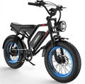 Likebike Electric Bike for Adults 1500W/2000W/3000W Peak,32/36/47MPH 20' Fat Tire Ebike, 48V 20AH/23AH/33Ah Removable Battery 7-Speed Full Suspension Mountain Bike Off Road Hydraulic Disc Brake