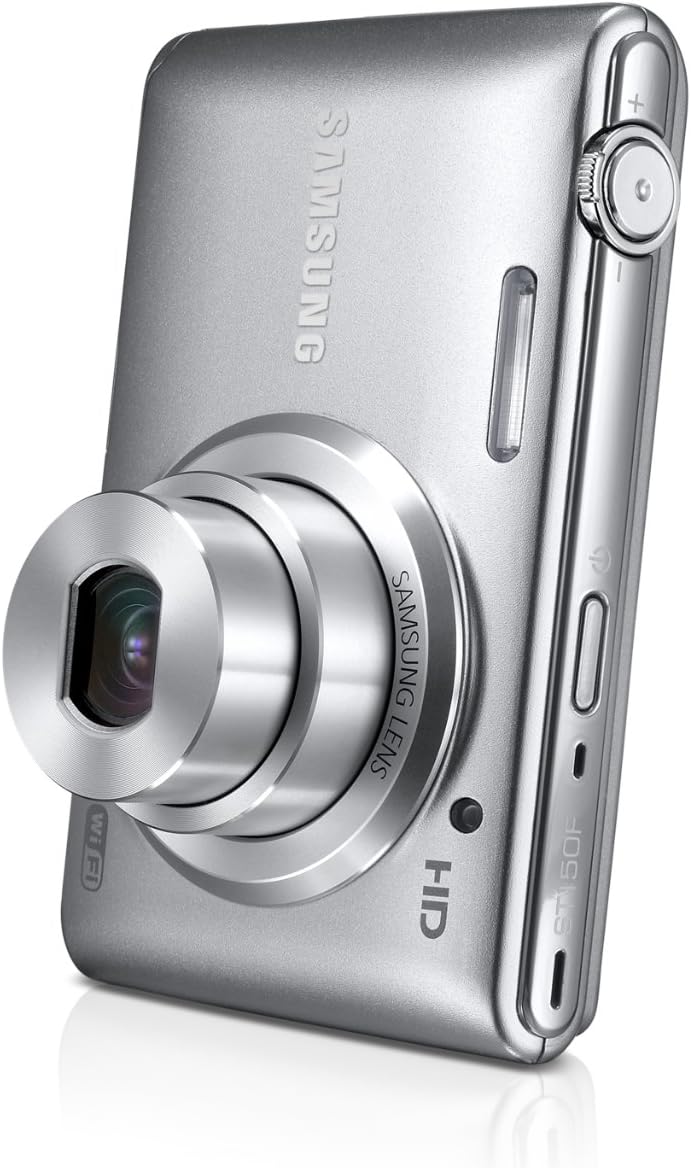 Samsung ST150F 16.2MP Smart WiFi Digital Camera with 5x Optical Zoom and 3.0' LCD Screen (Silver)