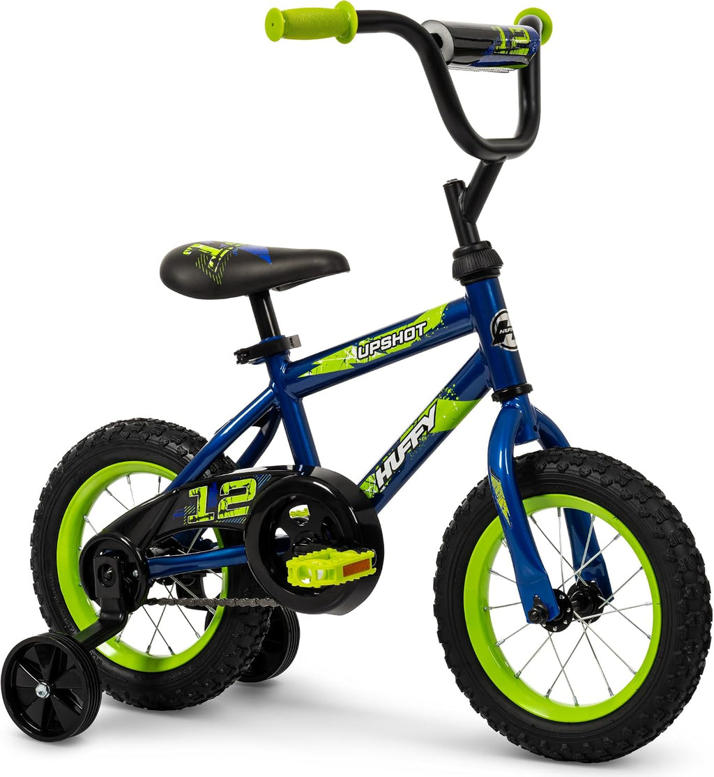 Huffy Upshot 12/16/20 Inch Boy's Bike for Kids, Multiple Color Options Available, Removable Training Wheels, BMX Design, Designed for Growth, Durable Construction, EZ Build Assembly
