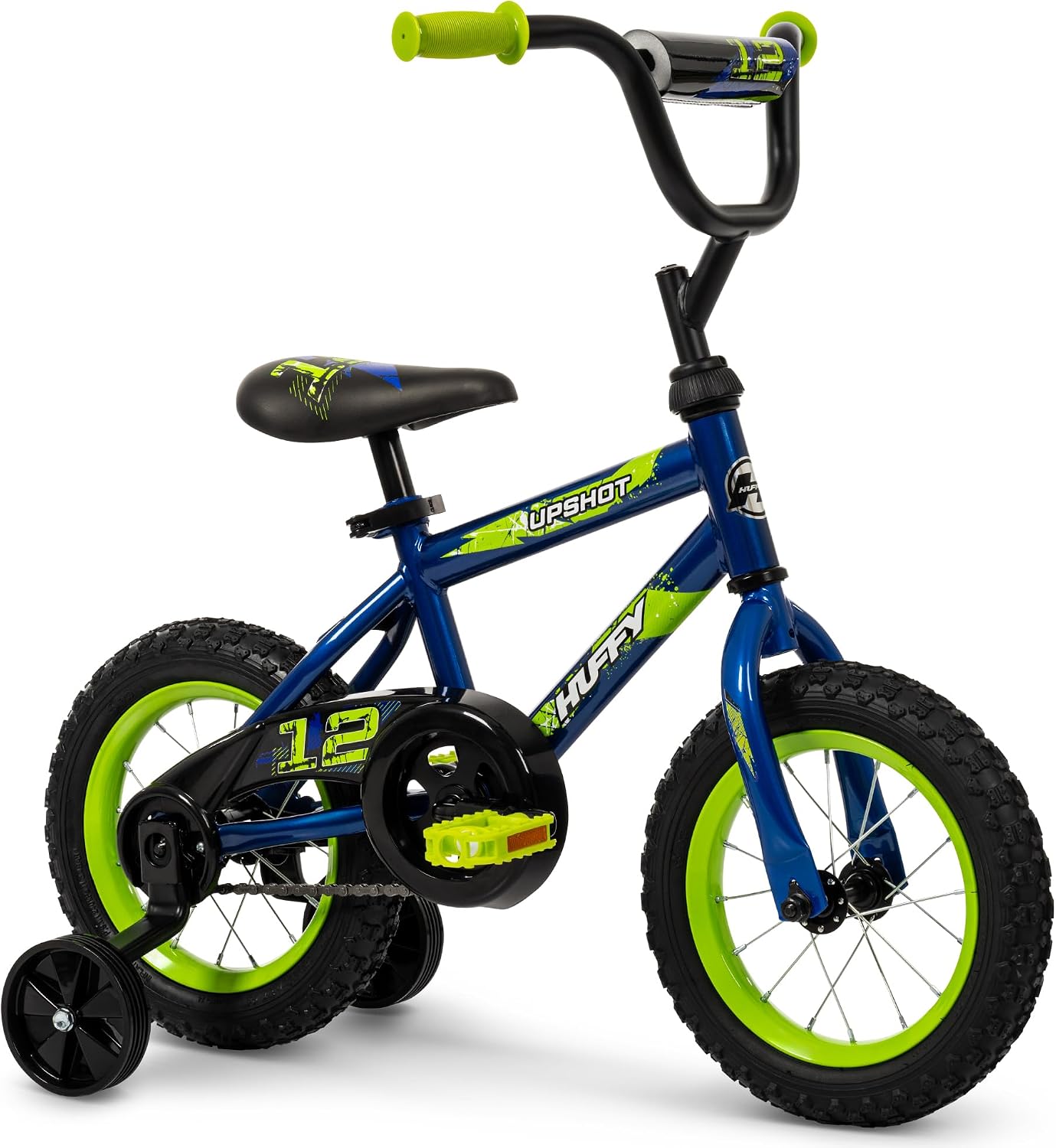 Huffy Upshot 12/16/20 Inch Boy's Bike for Kids, Multiple Color Options Available, Removable Training Wheels, BMX Design, Designed for Growth, Durable Construction, EZ Build Assembly