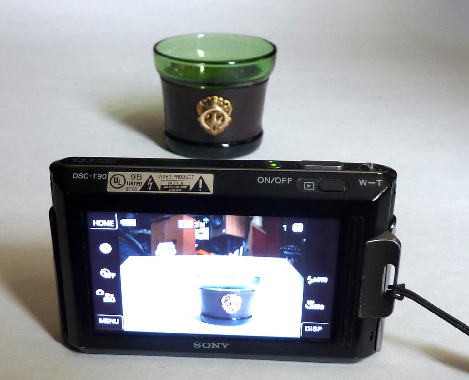 Sony Cyber-shot DSC-T90 12.1MP Digital Camera with 4x Optical Zoom and Super Steady Shot Image Stabilization (Black)
