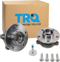 TRQ 2 Piece Wheel Bearing & Hub Assembly Set Compatible with 2019 Volvo S60 2017-2019 S90 V60 2018-2019 V90 V90 Cross Country XC60 2016-2019 XC90