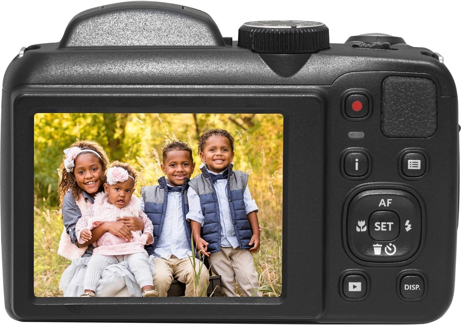 Kodak PIXPRO AZ255 Digital Camera + 32GB Memory Card (2) + Digital Camera/Video Case (Black)