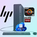 HP Desktop Computer Elite SFF G9| 6-core 5GHz Ryzen 5 Processor (1.3 Times Faster Than Intel i7-1255U) | DDR5 RAM | Wi-Fi| Bluetooth| HDMI, USB, RJ-45| Windows 11 Pro (32GB RAM & 1TB SSD)