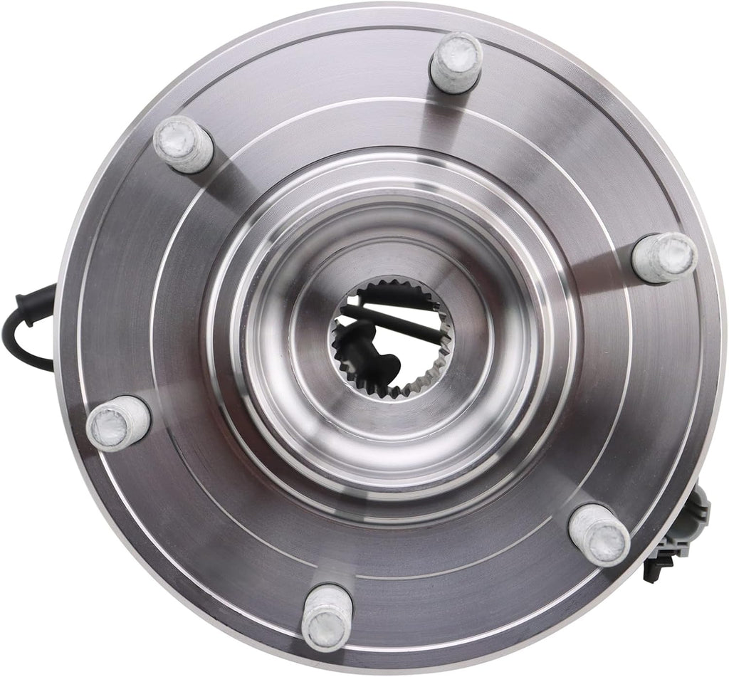 TRQ Front Left and Right Wheel Bearing and Hub Assembly Set 2 Piece Compatible with 08-10 Infiniti QX56 08-11 Nissan Armada 08-11 Titan 2012 Armada to 11-30-11 2012 Titan to 12-31-11