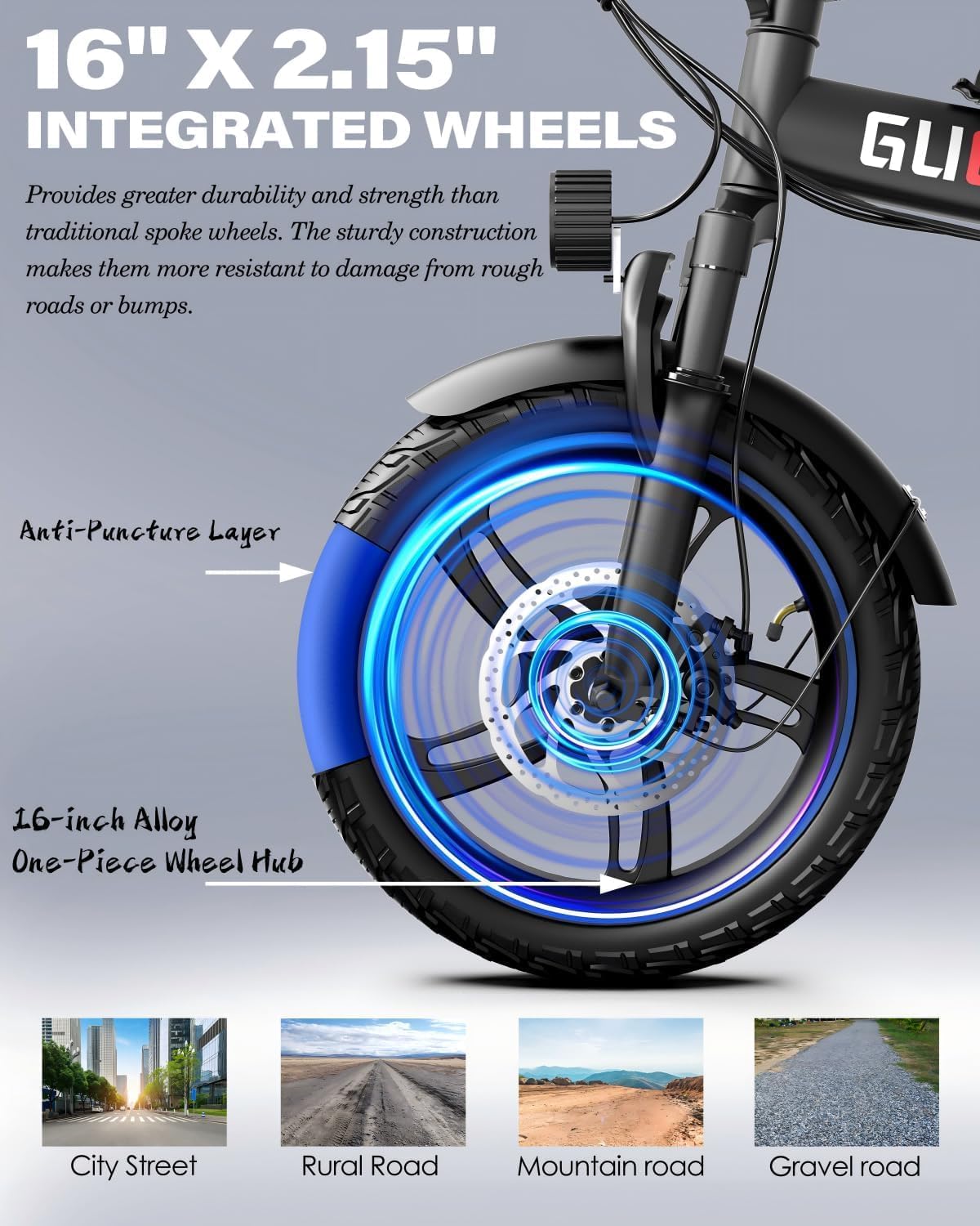Electric Bike for Adults, 16'/20' Tire E-Bike with 750W/1000W Peak Motor, 48V Removable Battery, Up to 45/60 Miles Range & 28/30MPH, Folding Electric Bike for City and Outdoor Ride