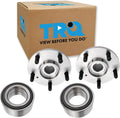TRQ 2 Piece Front Wheel Bearing & Hub Assembly Set Compatible with 2015-2019 Acura TLX 2013-2017 Honda Accord