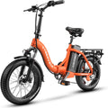 DriftGod Folding Electric Bike, 48V 20.8AH Large Removable Battery E Bike - 20'x3' Fat Tire - 80 Miles Max Range Ebike for Adults,Electric Bicycles for Commuter