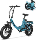 Electric Bike for Adults, 750W Long Range Foldable Ebike with One/Dual Removable Battery, 40-120 Mile/25-30MPH, 20'/16' Fat Tire Electric Bicycle