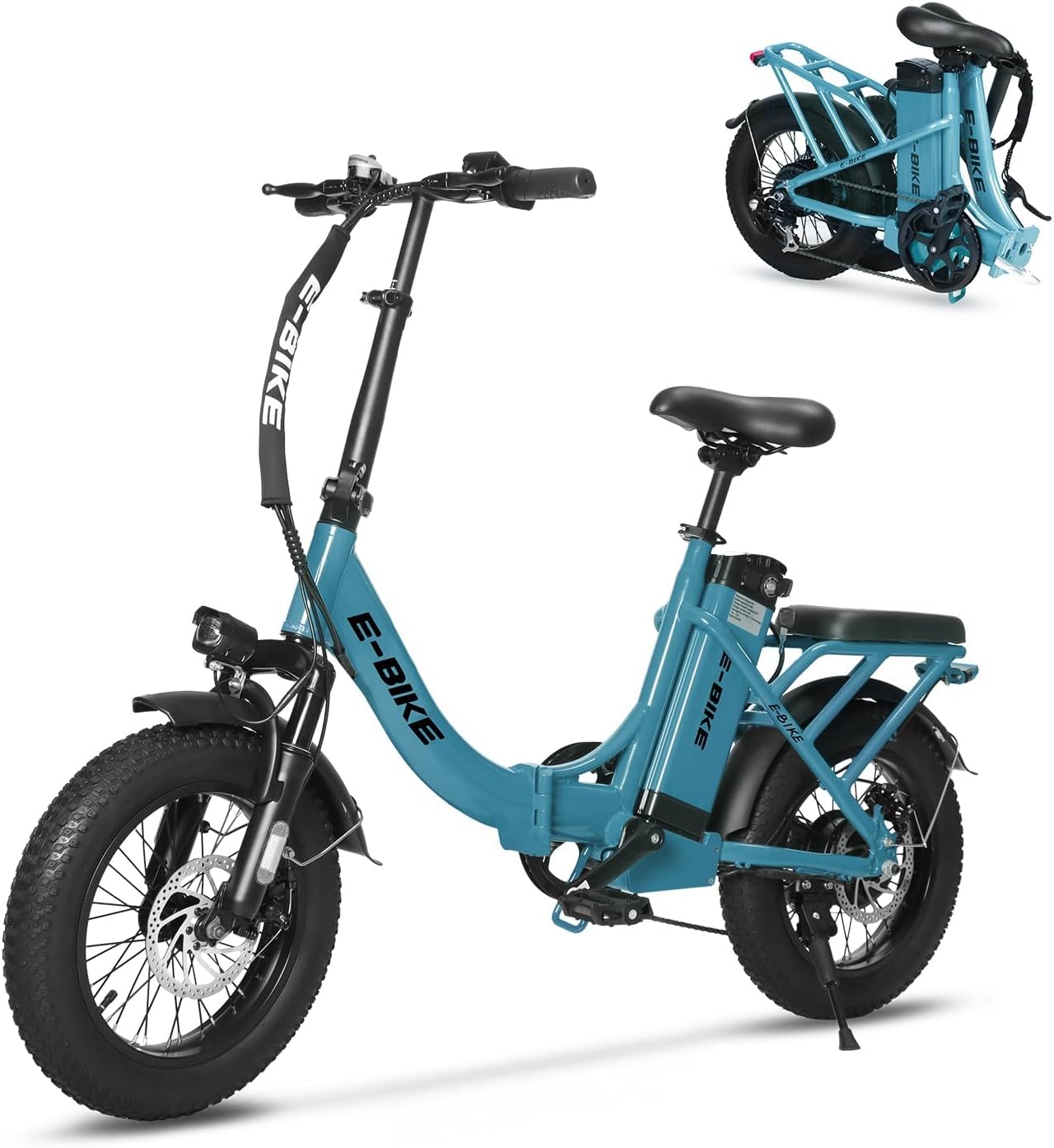 Electric Bike for Adults, 750W Long Range Foldable Ebike with One/Dual Removable Battery, 40-120 Mile/25-30MPH, 20'/16' Fat Tire Electric Bicycle