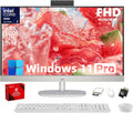 HP 27' Touchscreen AIO Desktop - FHD Anti-Glare Display, Intel Ultra 7 155U (12-Core), Height-Adjustable Stand, FHD IR Camera, Windows 11 Pro, 64GB DDR5 + 1TB SSD