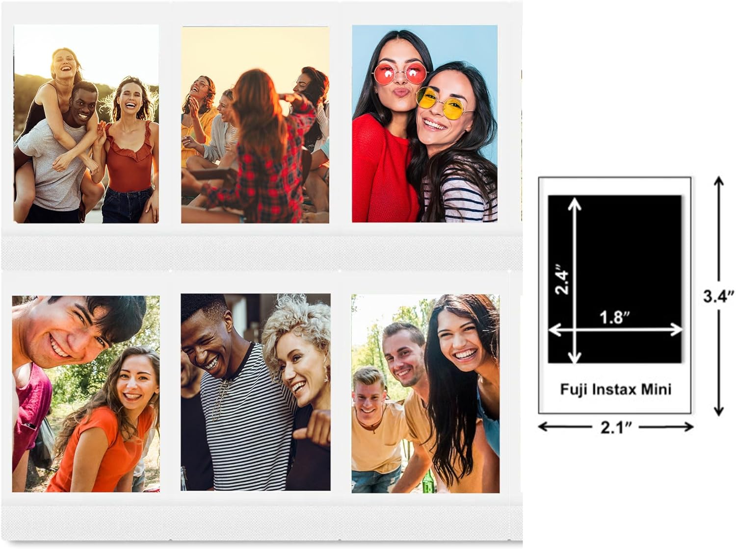 Fujifilm Instax Mini Instant Film (10 Twin Packs, 200 Total Pictures) for Instax Cameras