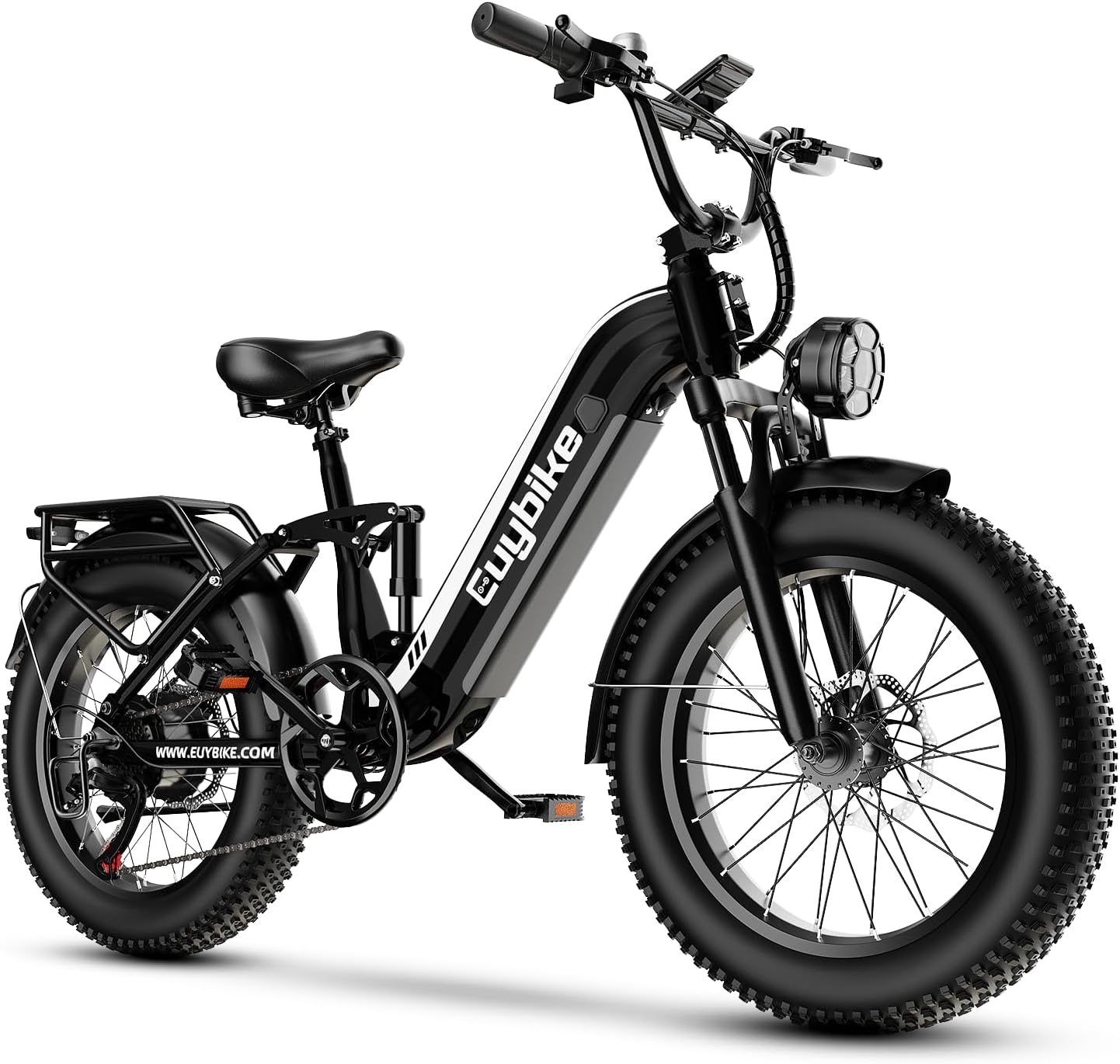 1500W Electric Bike for Adults,48V 20/25/60Ah Removable Battery Max Range 80Miles Electric Bicycle,20''×4' Fat Tire Ebike,Adult Electric Bicycles for Commute Beach Snow,E-Bike UL Certified
