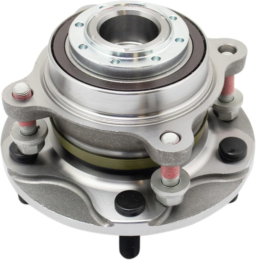 TRQ Front Left and Right Wheel Bearing and Hub Assembly Set 2 Piece Compatible with 2007-2021 Toyota Tundra Rear Wheel Drive 2008-2021 Sequoia Rear Wheel Drive