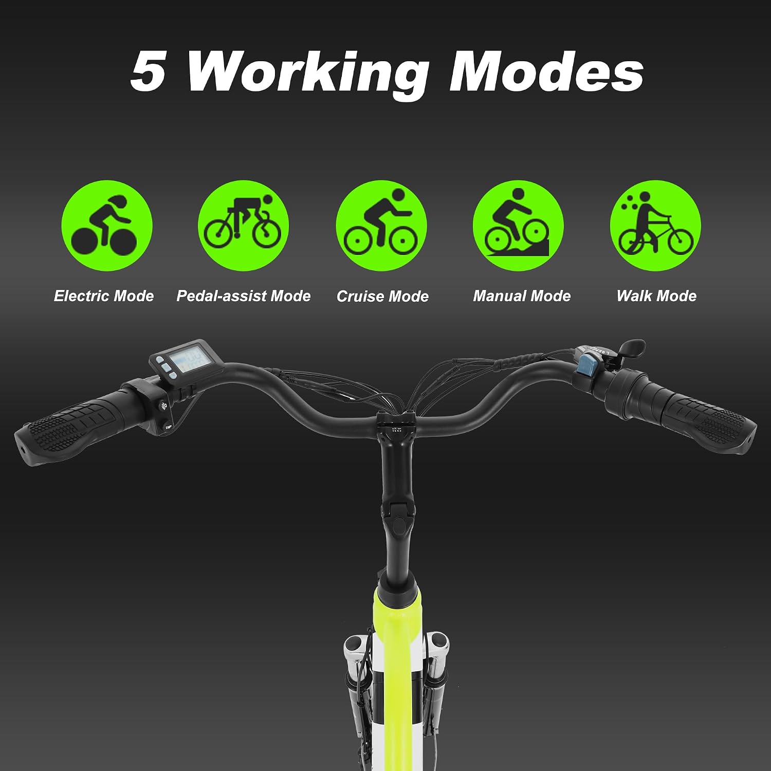 ZNH Electric Bike for Adults with 1000W Motor & 624/940.8 Wh Built-in Removable Battery, 70Miles 25 MPH Step Thru Electric Bicycle, 24'/26' Commuter E Bikes with 7-Speed, UL 2849 Certified