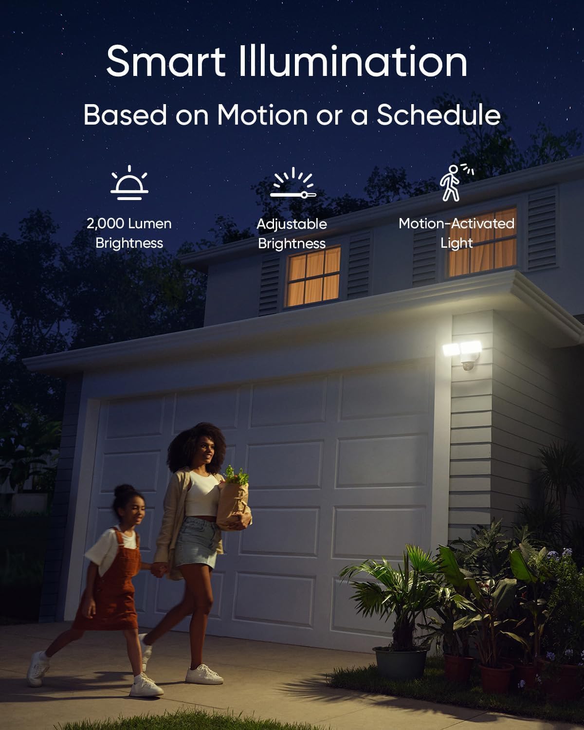 eufy Security Floodlight Wired Camera E340 2pack+Homebase3, Security Camera Outdoor, 355° Pan & Tilt, 24/7 Recording, 2000 LM, Motion Detection, Dual Cam, No Monthly Fee,Expandable Storage up to 16TB