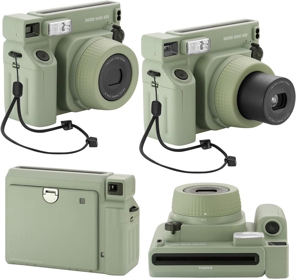 Fujifilm Instax Wide 400 Instant Camera + Camera Case + 4 AA Batteries + Photo Album, Cleaning Pen (40 Sheet)