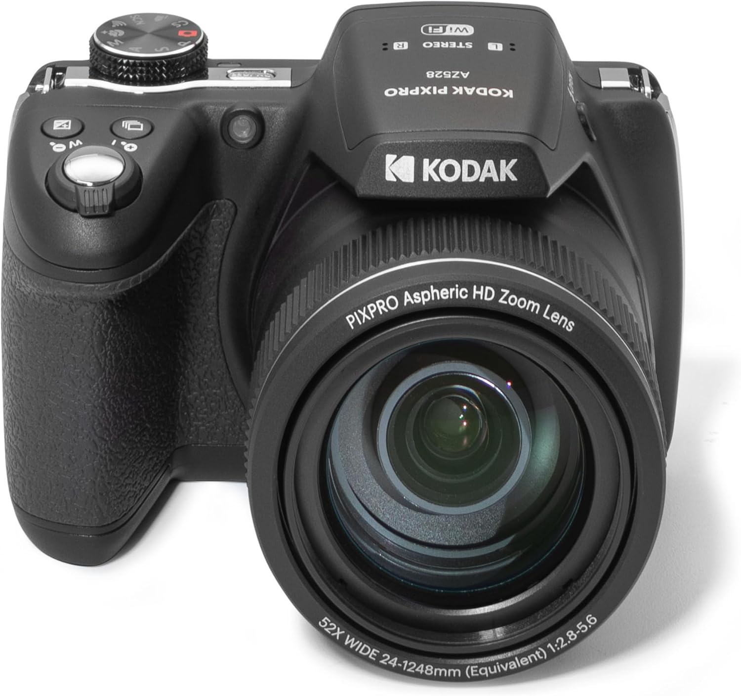 Kodak PIXPRO AZ528 16MP Astro Zoom Digital Camera with 52x Zoom and 3-Inch LCD Display (Black) Bundle with 64GB Memory Card, and Camera Case with Accessories (3 Items)