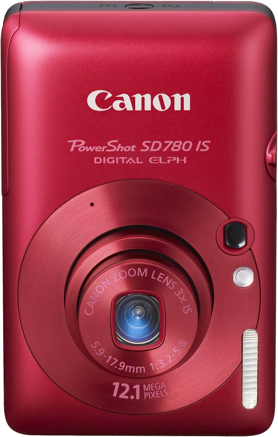 Canon PowerShot SD780IS 12.1 MP Digital Camera with 3x Optical Image Stabilized Zoom and 2.5-inch LCD (Deep Red)