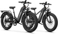 Aipas M1 Pro & M2 Pro Electric Bike Combo, 1800W Peak Motor Fat Tire EBikes for Adults, 36MPH Electric mountain Bike with 48V 17.5Ah Battery, 4.0' All-Terrain Tires, 7 Speed, 85 Miles Long Range