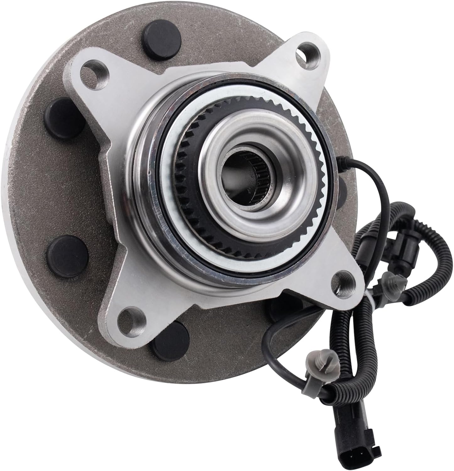 TRQ Front Left and Right Wheel Bearing and Hub Assembly Set 2 Piece Compatible with 2010-2012 Ford F-150 AWD with 7 Lug Wheels 2011-2014 F-150 4WD with 7 Lug Wheels