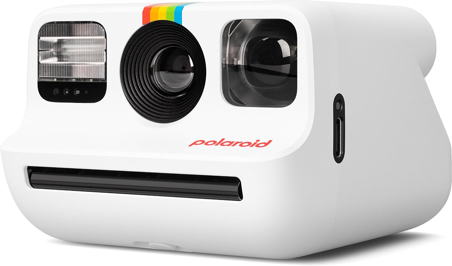 Polaroid Go Instant Camera (White) with Double Pack of Color Film and Microfiber Cloth