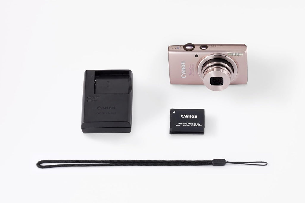 Canon PowerShot ELPH 115 is 16.0 MP Digital Camera with 8X Optical Zoom with a 28mm Wide-Angle Lens and 720p HD Video Recording (Pink)