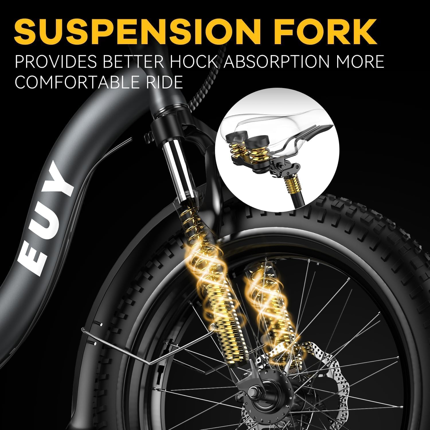 Folding Electric Bike for Adults and Seniors, 1000W Motor 48V 20AH Battery 30MPH 80 Miles, 20' Fat Tire All Terrain Ebike, 7-Speed Commuter E Bike, Step-Thru Electric Bicycle for Women and Teens