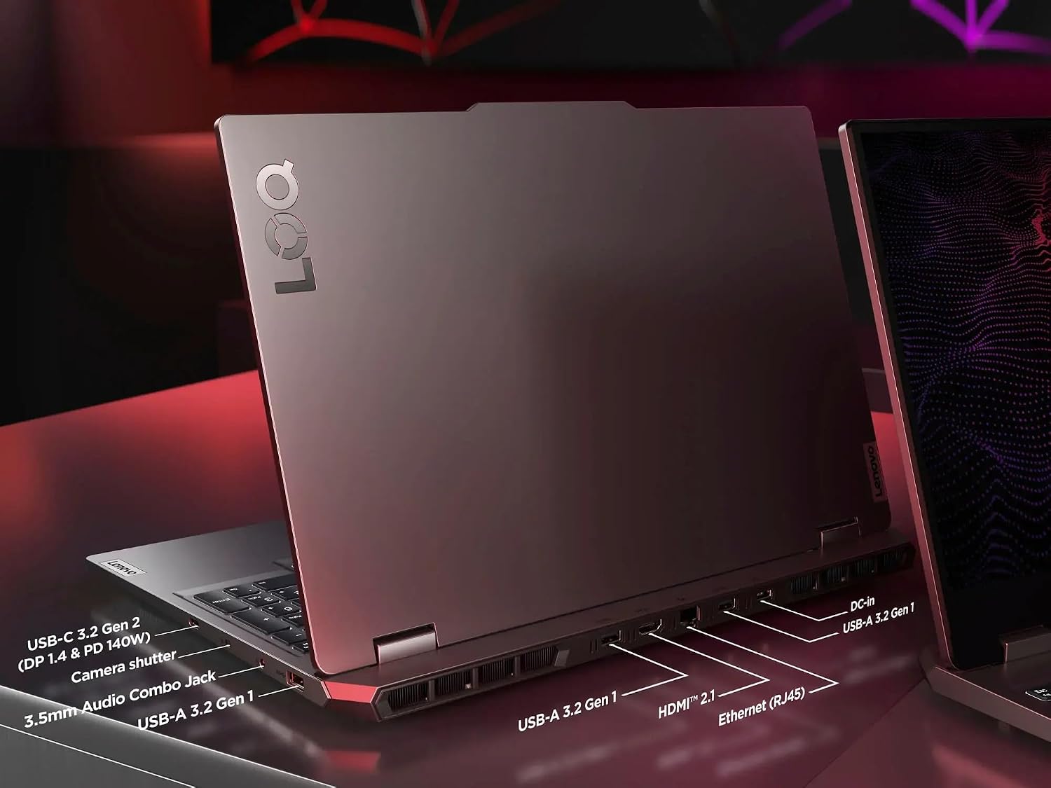 Lenovo LOQ Gaming Laptop, 15.6' FHD 144Hz Display, AMD Ryzen 5 7235HS Processor, GeForce RTX 4050, 16GB DDR5, 1TB SSD, Wi-Fi 6, Ethernet, USB-C, HDMI, Backlit Keyboard, Windows 11 Home