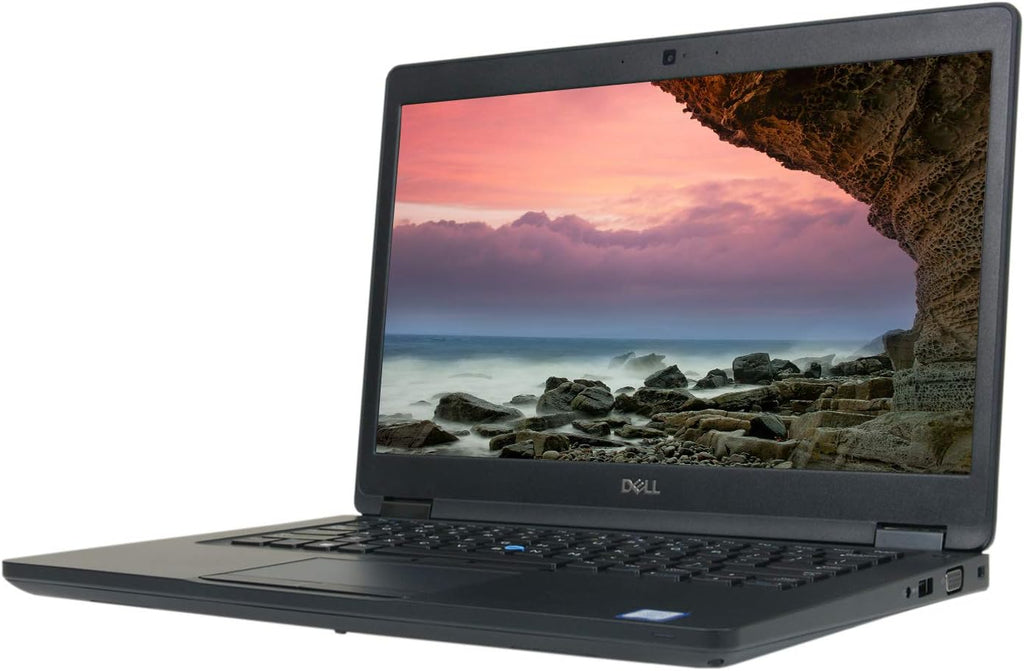 Dell Latitude 5490 14' FHD, Intel Core i5-8350U 1.7GHz, 16GB RAM, 512GB Solid State Drive, Windows 11 Pro 64Bit, CAM, Black (Renewed)