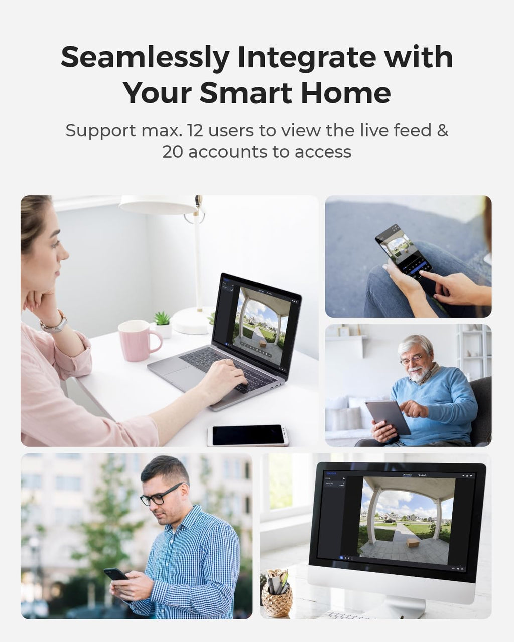 REOLINK Video Doorbell Camera, Battery Version, 2K 150°x150° Head-to-Toe View, 2.4/5 GHz Dual-Band WiFi, Person/Vehicle/Package Detection, Two-Way Talk, No Monthly Fees (Chime not Included)