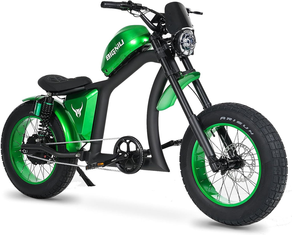 BIGNIU BG-X Electric Bike for Adults 1500W Brushless Motor with 48V/31.5Ah Battery, 34+ MPH Up to 40 Miles Range 20' *5' Fat TireFront/Rear Turn Signal, Dual Suspension