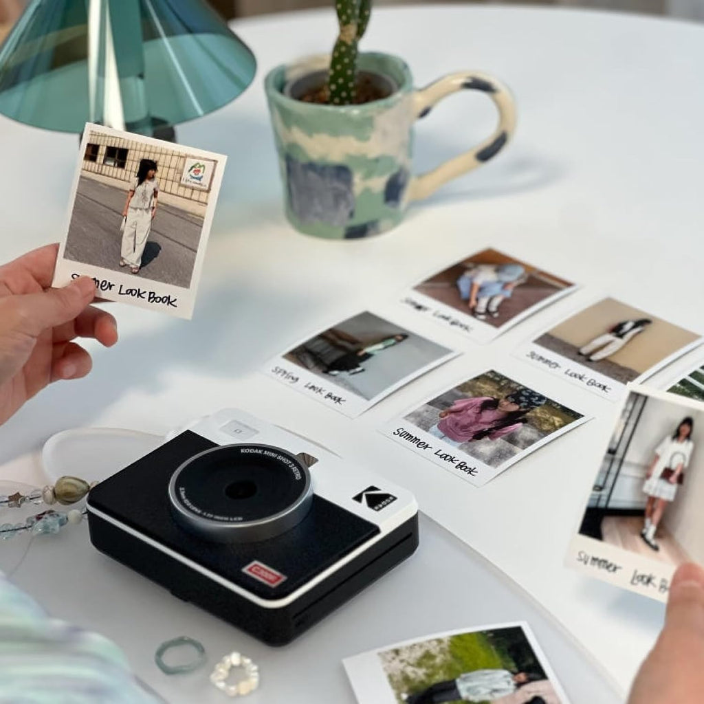 KODAK Mini Shot 3 Retro 3x3' Instant Digital Camera & Photo Printer, 38 Sheets, 2-in-1 Portable Print Camera, Bluetooth Smartphone Printer for iOS & Android, 4PASS Dye Sublimation, Yellow