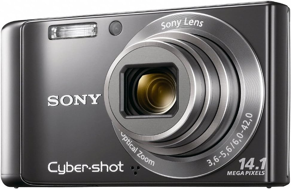 Sony DSC-W370 14.1MP Digital Camera with 7x Wide Angle Zoom with Optical Steady Shot Image Stabilization and 3.0 inch LCD (Silver)