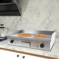 29'Commercial Electric Griddle Electric Countertop Griddle 3000W Restaurant Grill BBQ Flat Top 430 Stainless Steel Long Griddle Electric Nonstick Adjustable Thermostatic Control for Kitchen 110V