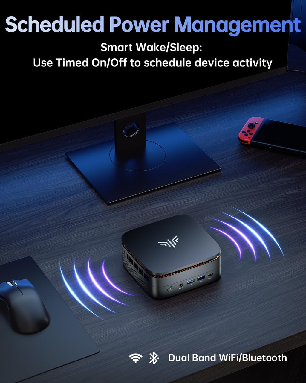 KAMRUI Pinova P1 Mini PC, W-11 Pro AMD Ryzen 4300U(Beat 10110U/N150/N95 up to 3.7GHz), 16GB RAM 512GB SSD Mini Desktop Computer Support 4K HDMI+DP+Type-C/WiFi/BT for Business Home Office Mini pc