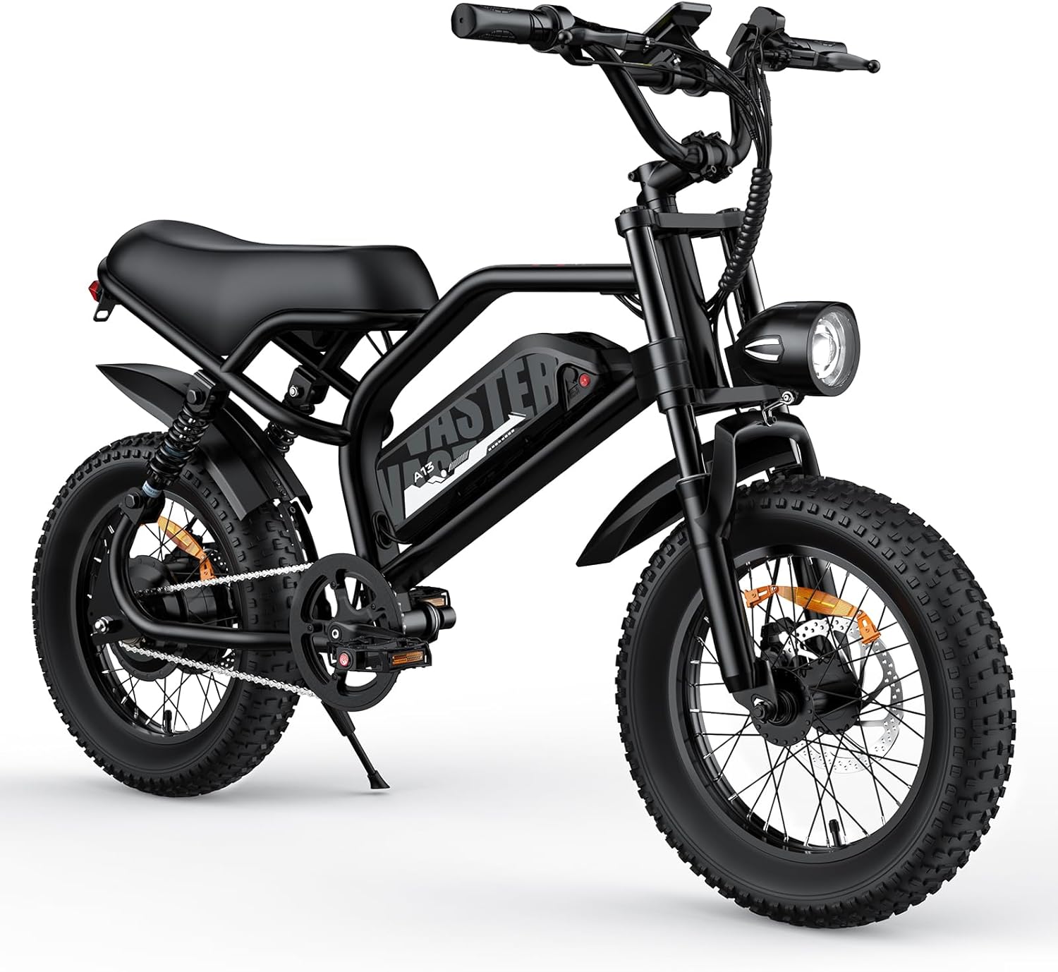 VDL Mountain Electric Bike for Teens/Adults, 16' Fat Tire Ebike, Wider Seat 500W Motor with Removable Battery, 20MPH, UP to 35 Miles Mountain Bike, Teenagers ebike for Riding&Commuting
