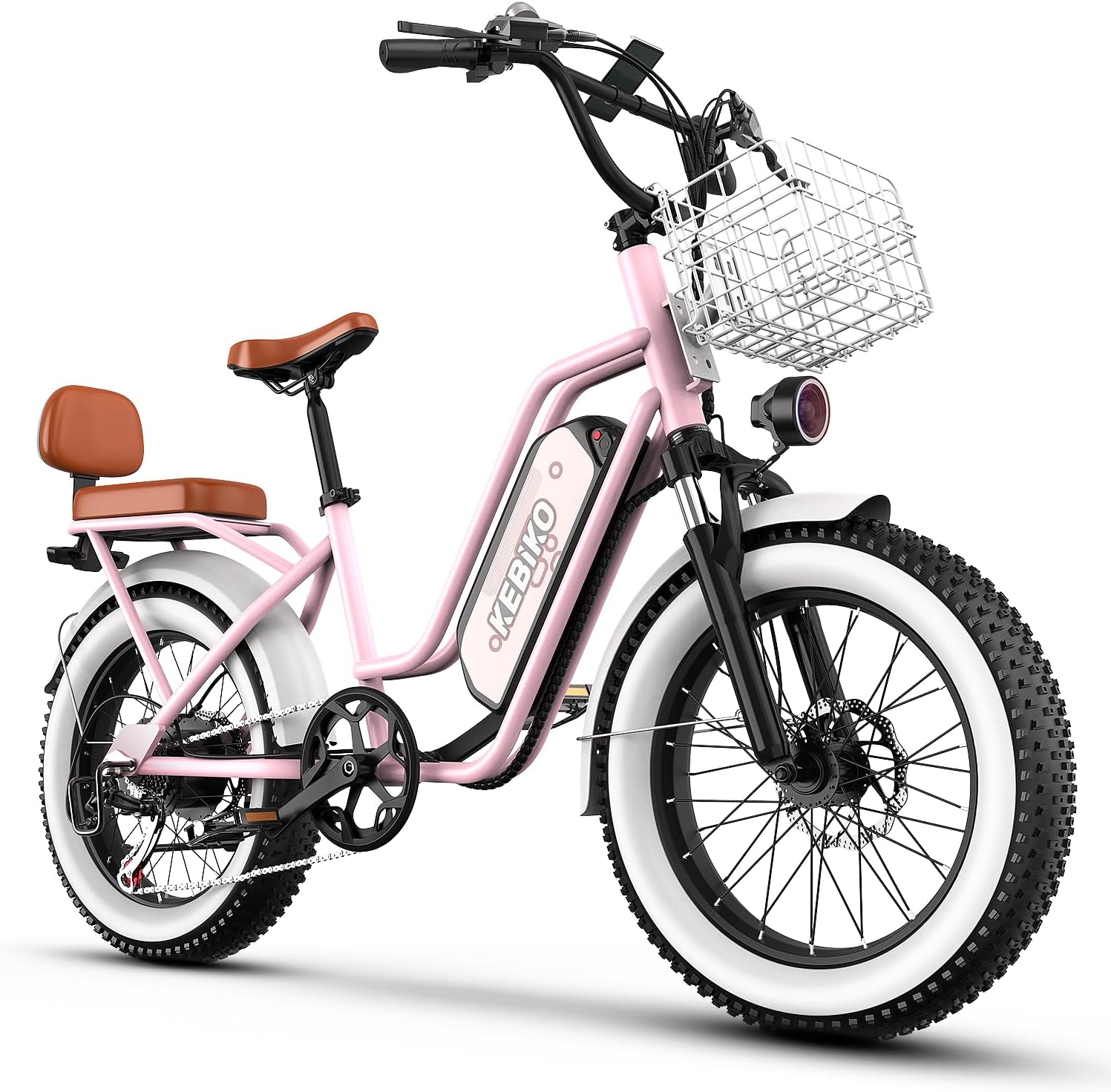 1500W Electric Bike for Adults,48V 20/25/60Ah Removable Battery Max Range 80Miles Electric Bicycle,20''×4' Fat Tire Ebike,Adult Electric Bicycles for Commute Beach Snow,E-Bike UL Certified