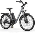 Funhang Electric Bike for Adults, 26' City Cruiser Ebike with 1000W Peak Motor, 20MPH 50 Miles Commuter Adult Electric Bicycles with 48V Battery, Adjustable Stem, 7-Speed, UL 2849 Certified