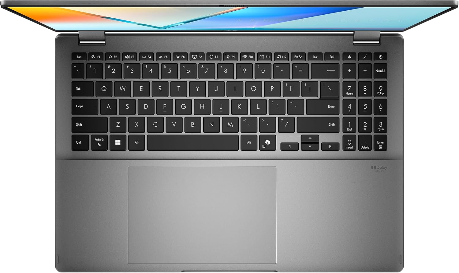 ASUS Vivobook 16 Flip Laptop (2026), Copilot+ PC, 16' 16:10 WUXGA OLED Touch Display, Intel® Core™ Ultra 7 256V Processor, Intel® Arc™ Graphics, 16GB RAM, 512GB SSD, WiFi 7, Windows 11 Home