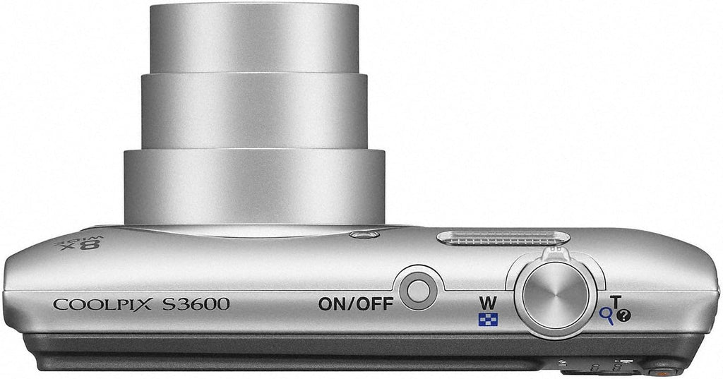 Nikon Digital Camera COOLPIX S3600 Silver S3600SL