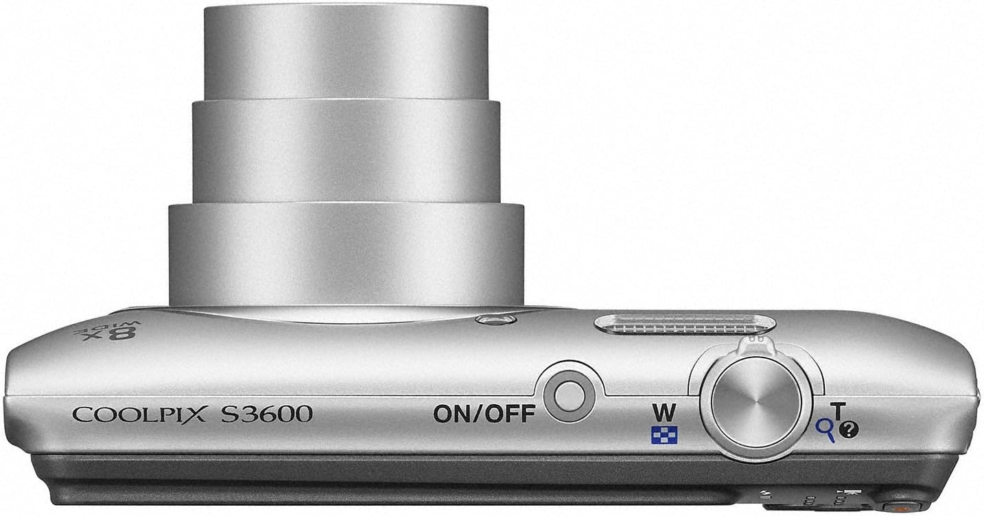 Nikon Digital Camera COOLPIX S3600 Silver S3600SL