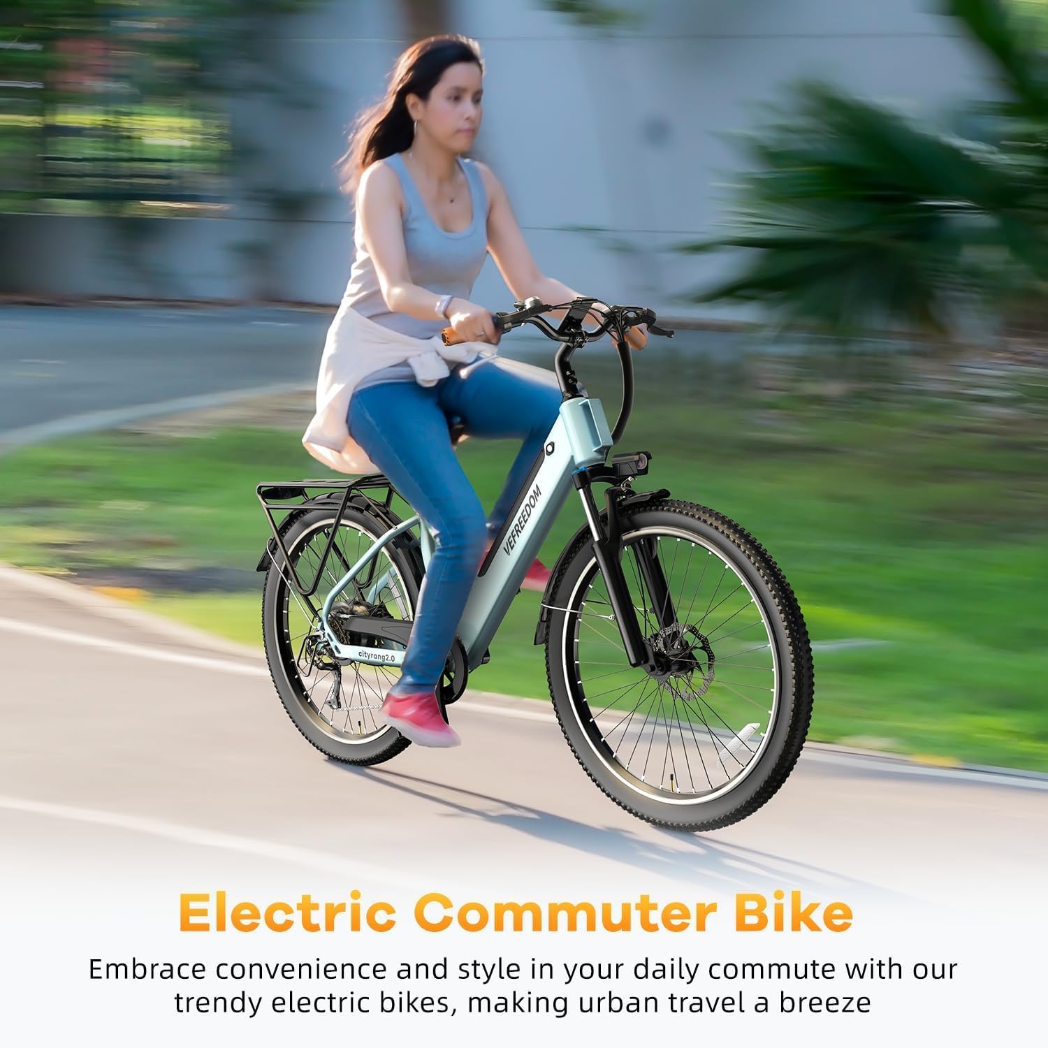 26' Electric Bike for Adults,1000W Motor Peak Ebike Max Long Range 70 Miles & 28 Mph by 48V Removable Battery,Commuter Fast E-Bikes,7-Speed Step Thru Electric Bicycles UL Certified