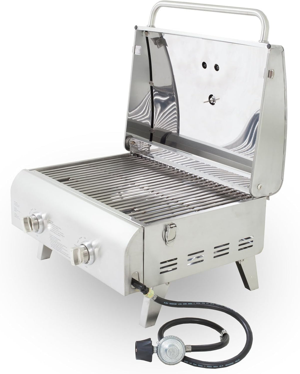 Pit Boss Grills 75275 Stainless Steel Two-Burner Portable Grill