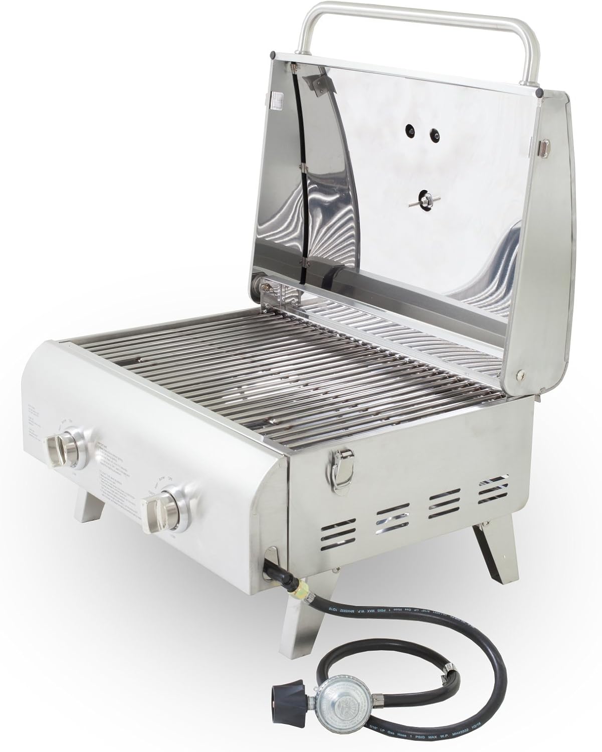 Pit Boss Grills 75275 Stainless Steel Two-Burner Portable Grill
