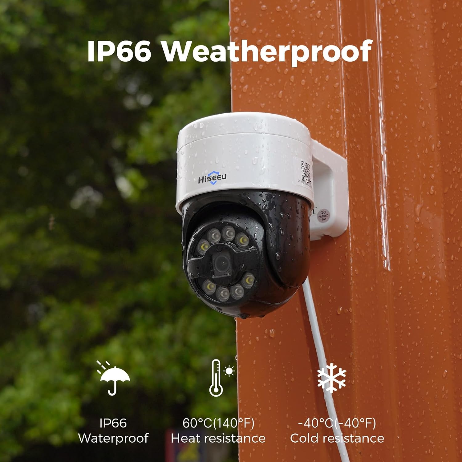 【12'' Monitor + Human Tracking】Hiseeu 4K PoE Security Camera System, 6Pcs 5MP PoE PTZ Security Cameras, All-in-One Monitor, 2-Way Audio, Remote Access, 8MP 16 Channel P oE NVR, Home CCTV Surveillance