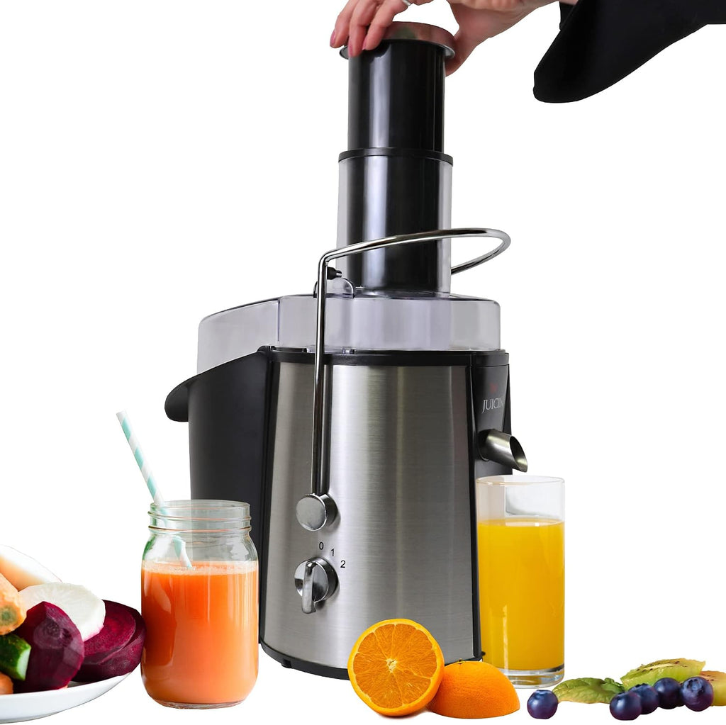 Total Chef Cold Press Juicer Machine – 2 Speed Slow Masticating Juicer for Vegetables & Fruits, High Yield Juice Extractor, Maquina Para Jugos Naturales, Easy to Clean Compact Juicing Machine