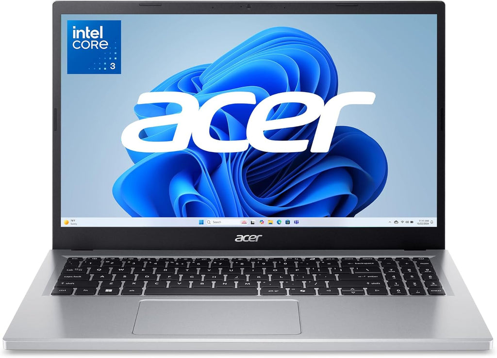 acer Aspire Go 15 AI Ready Laptop | 15.6' FHD (1920 x 1080) IPS Display | Intel Core 3 Processor N355 | Intel Graphics | 8GB DDR5 | 128GB UFS | Wi-Fi 6 | Windows 11 Home in S Mode | AG15-32P-39R2