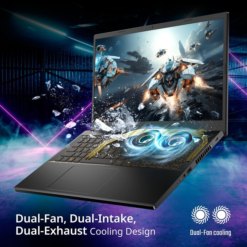 acer Nitro V Gaming Laptop | Intel Core i5-13420H Processor | NVIDIA GeForce RTX 4050 Laptop GPU | 15.6' FHD IPS 165Hz Display | 8GB DDR5 | 512GB Gen 4 SSD | Wi-Fi 6 | Backlit KB | ANV15-52-586Z