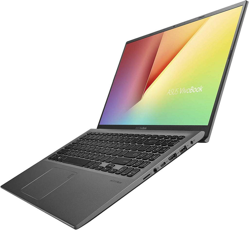 ASUS F512DA-EB51 VivoBook 15 Thin and Light Laptop, 15.6' Full HD, AMD Quad Core R5-3500U CPU, 8GB DDR4 RAM, 256GB PCIe SSD, AMD Radeon Vega 8 Graphics, Windows 10 Home, Slate Gray